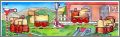 Les locomotives en bois Kinder Surprise K97-115 � K97-118