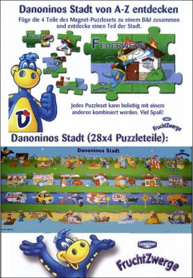 Danoninos Stadt - Magnetpuzzle - Danone - 2009 - Allemagne