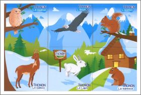 Les plus Beaux Animaux de la Haute Savoie 6 Magnets  Thonon