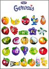 Alphabet Fruits et Lgumes - 26 Magnets Gervais Danone 2008