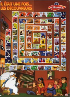Il tait une fois... Les Dcouvreurs - 78 Magnets Le Gaulois