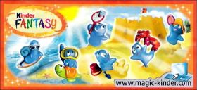 Fantasy - Fantme  la plage (Kinder Surprise) DE017  DE022