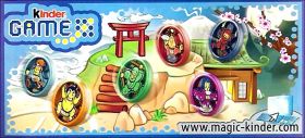 Toupies - Japon - figurines Kinder DE045 � DE050