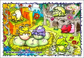 Dinosaures  - Peluche (Kinder Surprise) NV017  NV022