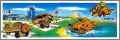 Avions en bois - Kinder Surprise K99-68 � K99-71 - 1999
