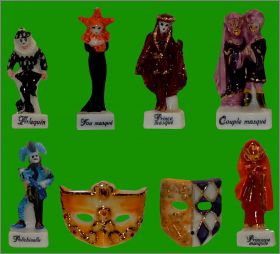 Le bal masqu de Venise - 8 Fves brillantes (filet or) 2010