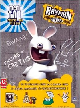 Rayman contre les lapins encore + crtins - Menu top Quick