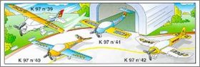 Avions de tourisme - Kinder surprise K97-39 � K97-42 - 1997