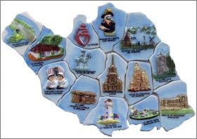 Les trsors de Vende -  14 Fves relief - H.E.P - 2003