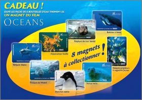 Les Animaux Marins - 8 Magnets - Thonon Ocan - 2010