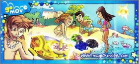 Toupies dans labyrinthe - Kinder Joy Gomove - DC312  DC313