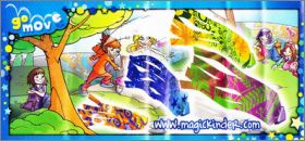 Jeux de lancer 1 - Kinder Joy Go Move - DC315 à DC318 - 2012