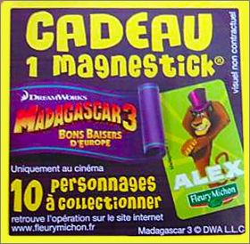 Madagascar 3 Bons Baisers d'Europe - Fleury Michon - 2012