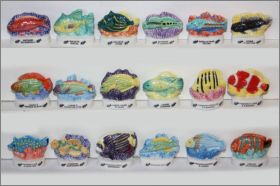 Poissons bariols - Fves brillantes - Editions Atlas - 2006