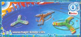 Toupies (Kinder Joy) UN039  UN041 - 2011