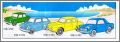 Voitures - Kinder surprise -  K96-99 � K96-102 - 1995