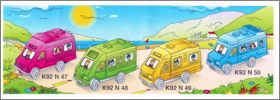 Camping-car - Kinder surprise -  K92-47 � K92-50