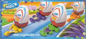 Voitures de course - Kinder Joy - DC333/UN358  DC334/UN359