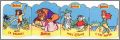 Disney - Ciel fonc et lisse - 4 Magnets Buitoni - 1992