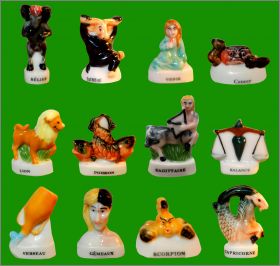 Les signes du zodiaque - 12 F�ves brillantes - 2002