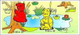 Koala et Tortue - Kinder surprise K95-31 et K95-32 - 1995