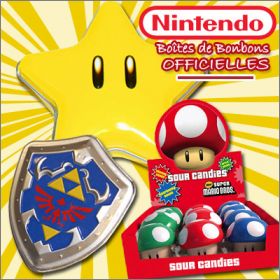 Boites de bonbons Nintendo - Mario - Link Zelda - Manettes