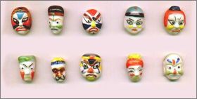Les masques de Chine - F�ves reliefs - 2002