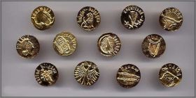 Ecu de l'Europe - F�ves dor�es - 1990