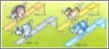 Animaux sur toboggan - Surprise Kinder - K99-12  K99-15
