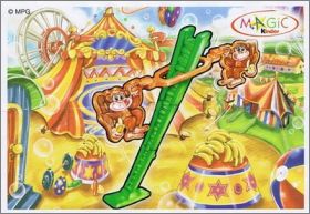 Singes sur une �chelle - Surprise Kinder -  C84 - 2004