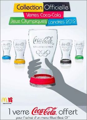 5 Verres Coca-Cola : La Collection JO 2012 - Mcdonald's