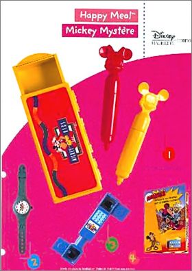 Mickey Myst�re - Happy Meal - Mc Donald - 1999