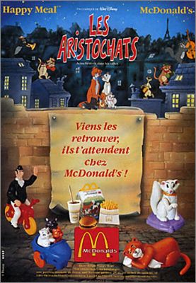 Les Aristochats - Happy Meal - Mc Donald 1994