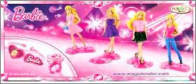 Barbie - Figurine kinder surprise - TR131  TR136