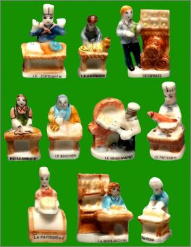 Les M�tiers gourmands - 10 F�ves Brillantes - Arguydal 1995