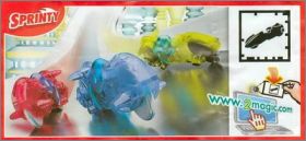 Motos du futur - Kinder Sprinty - TR 039-A TR 039-B TR039-C