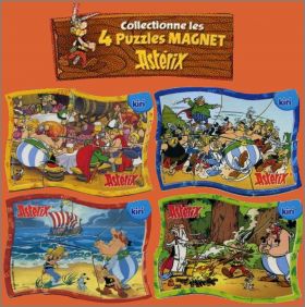 Asterix -  4 Puzzles Magnet - Kiri - 2006