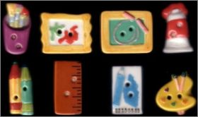 Art des boutons - Croustipate Arguydal - F�ves reliefs  2008