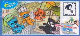 Parachutistes Kinder Go move - TR046-A et -B, TR047-A et -B