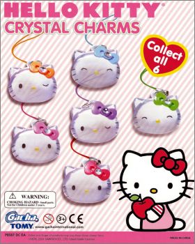 Hello Kitty  Crystal Charms - Tomy