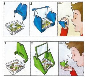 Jeux d'adresse - Jeux d'habilit� - Kinder K03-77 et K03-78