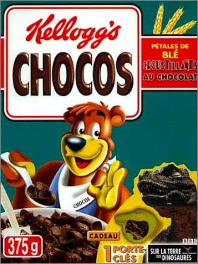 Sur la terre des dinosaures - porte-cl�s Kellogg's - 2000