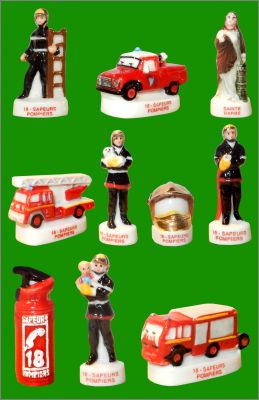 18 - Sapeurs Pompiers - 10 Fves brillantes - 2005