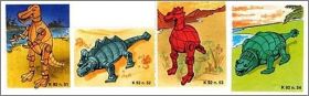 Dinosaures - Kinder surprise -  K92-51 � K92-54 - 1991
