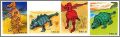 Dinosaures - Kinder surprise -  K92-51 � K92-54 - 1991