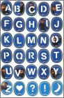 Chiquita Kids - magnets Alphabet - 2012 - Belgique
