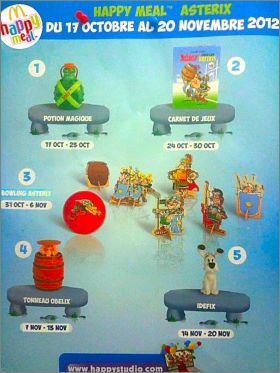 Ast�rix  - Happy Meal - Mc Donald - 2012