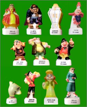 Le No�l de la Belle et la B�te Disney F�ves brillantes 2000