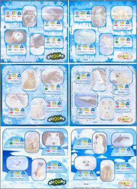 Animaux polaires - Stickers 3D Kinder Natoons TR104 � TR106