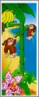 Singes descendant une �chelle - Kinder - K97-100 - 1997